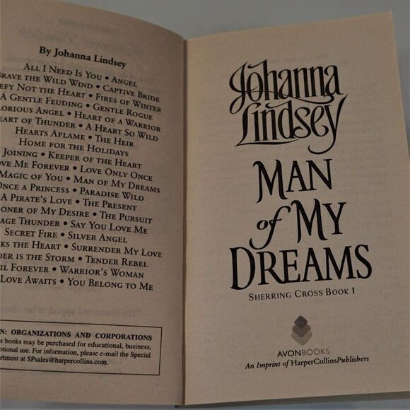 Man of My Dreams By Johanna Lindsey 1992 Avon Books Paperback - Picture 5 of 6